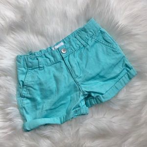 Light Teal Cuffed Shorts Children’s Place